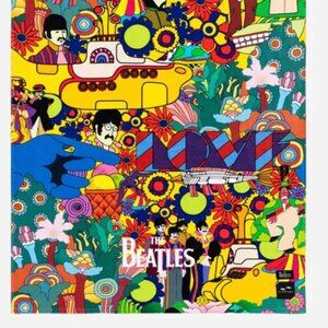 NWT Slowtide The Beatles Park Blanket Throw